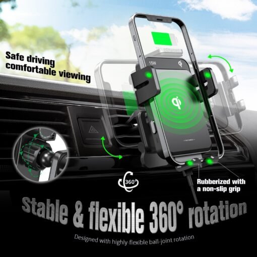 Wireless Charger Car Holder