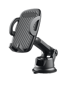 Car Mount Phone Holder Adjustable Telescopic Arm Windshield/Dashboard 360 Rotation for iPhone, Samsung