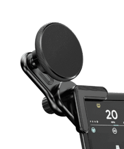 Clip-On Magnetic Bracket Floating Screen Magnetic Phone Holder 90° Base Angle with Adhesive Metal Plates