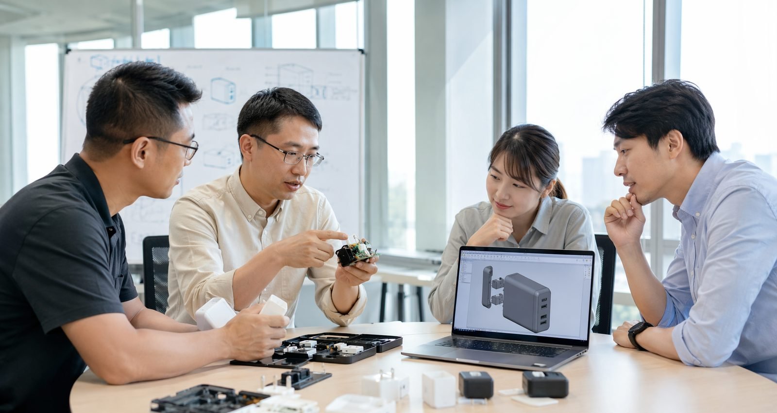 LIFOOST engineering team in a project review