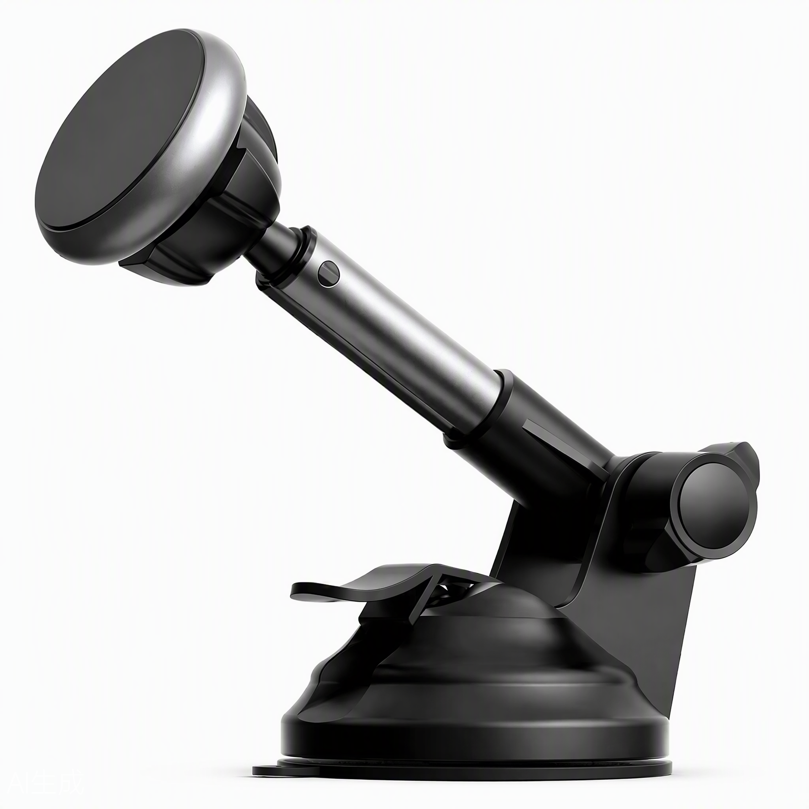 Magnetic Car Mount Phone Holder Windshield/Dashboard with Adjustable Telescopic Arm for All Smartphones - Suction & Dashboard