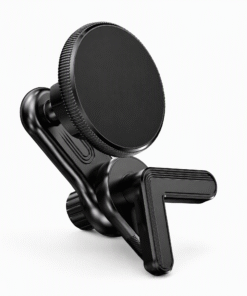 Clip-On Magnetic Bracket Floating Screen Magnetic Phone Holder 90° Base Angle with Adhesive Metal Plates - Magnetic