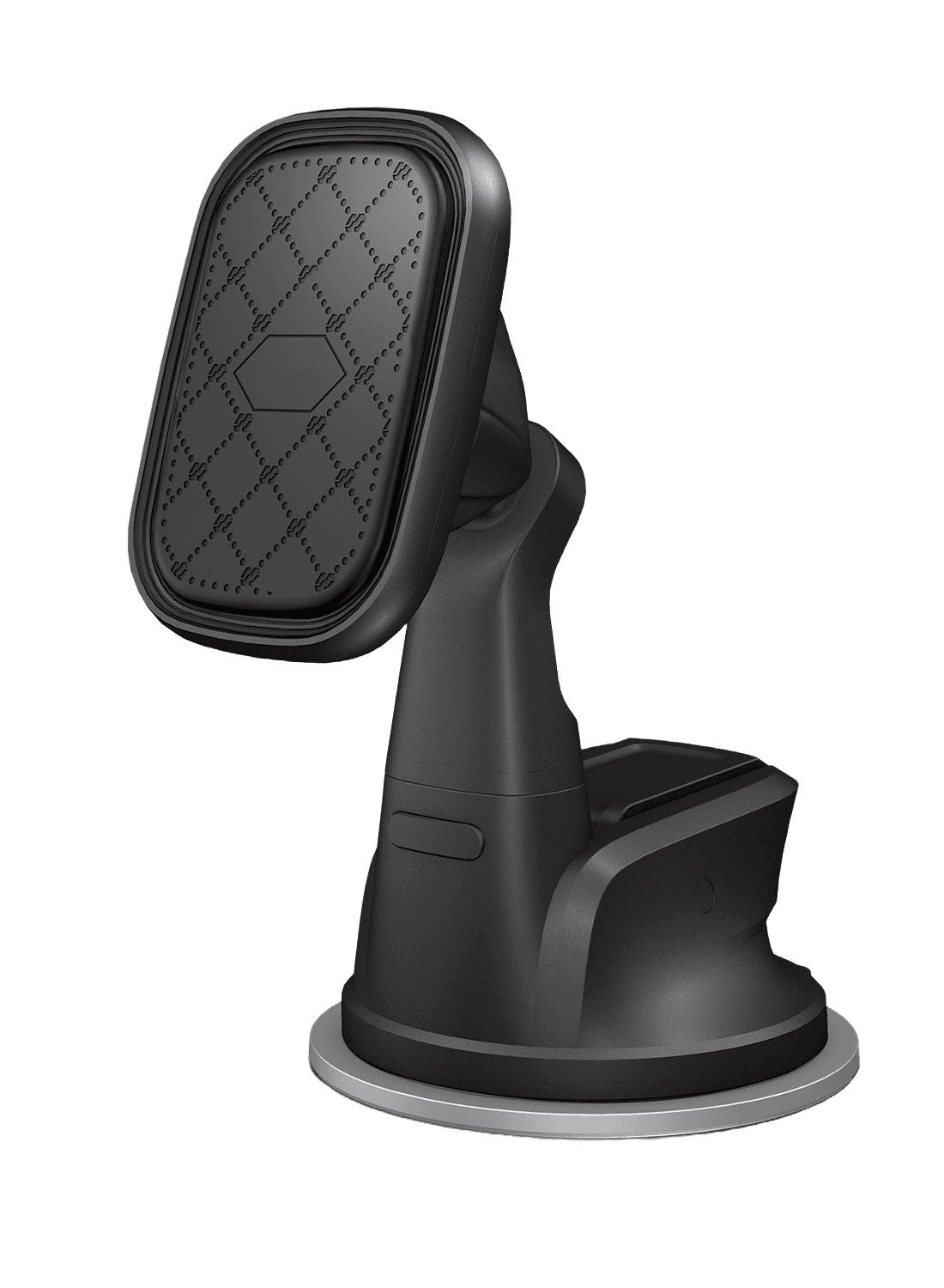Magnetic Car Mount Phone Holder Suction Base 360 Degree Rotation for iPhone & All Smartphones - Suction & Dashboard