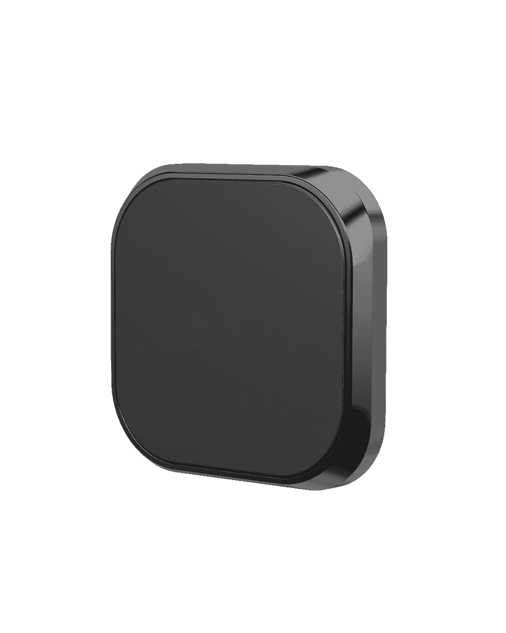 Universal Magnetic Holder Mini Square Shape Holder for Flat Surface Strong Adhesive with Metal Plates for Dashboard, Desk, Home and Indoor - Accessories