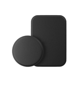 Universal Metal Plates Replacement for Phone Holder Adhesive Thin Magnetic Mounts 1 Rectangle and 1 Round Compatible for All Mobiles - Accessories