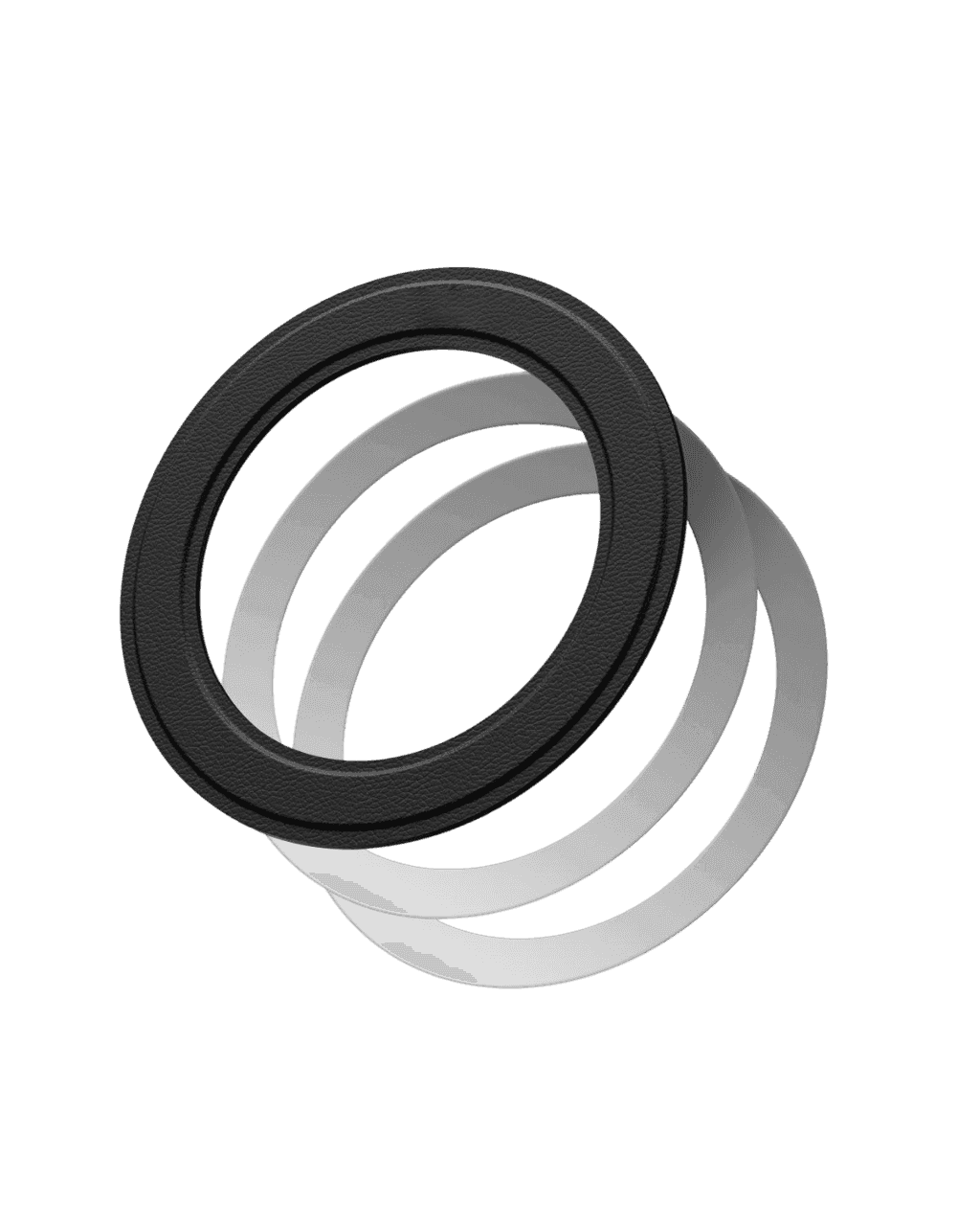 Universal Metal Ring for Magnetic Phone Holder Magsafe Converter Strong Adhesive 1mm Thickness with Metal Plates Compatible for All Mobiles - Accessories