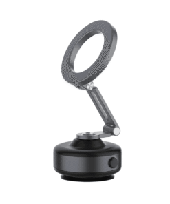 360° Rotating Magnetic Phone Holder with Vacuum Suction | Foldable Mount - Magnetic