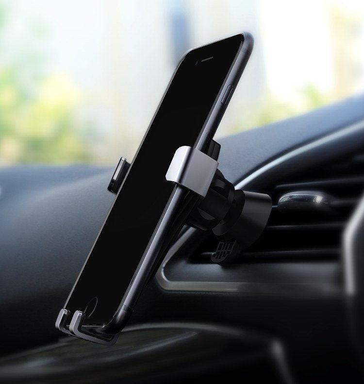 Traditional car vent mount made for a flat phone