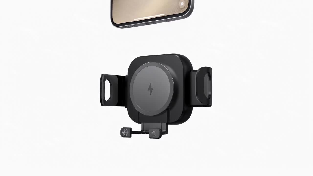 LIFOOST DuoMount vent-mounted magnetic charger for iPhone Duo